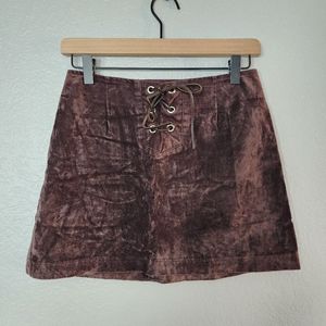 Vintage 90's Suede mini Skirt